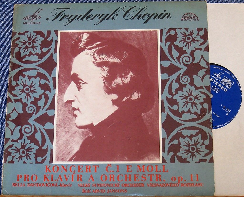 Ф. ШОПЕН. Концерт № 1 для ф-но с оркестром (Б. Давидович, А. Янсонс)