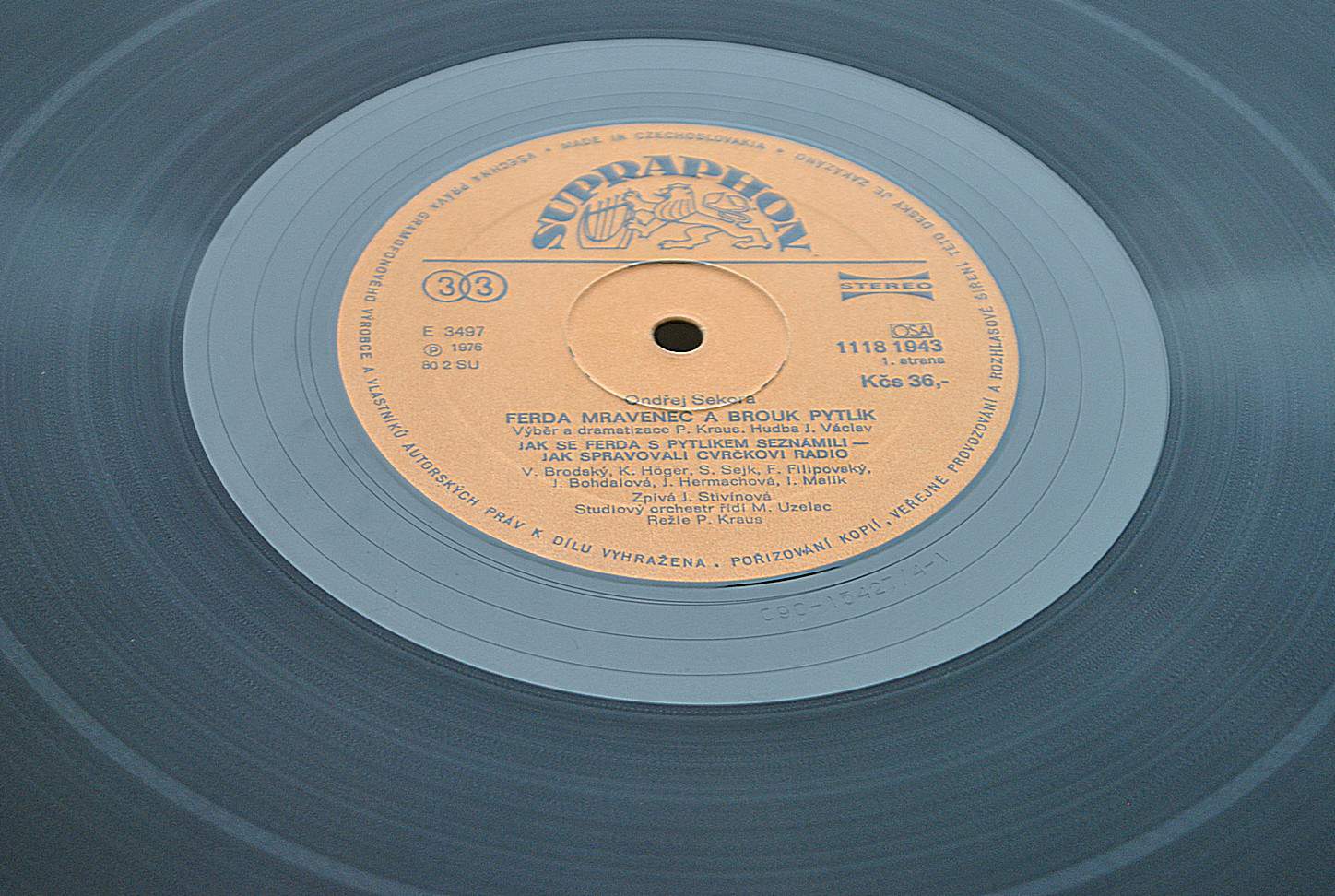 Ondřej Sekora ‎– Ferda Mravenec A Brouk Pytlík  [по заказу чешской фирмы SUPRAPHON 1118 1943]
