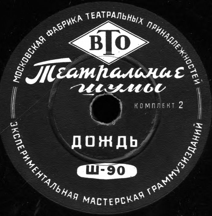 ТЕАТРАЛЬНЫЕ ШУМЫ (2 комплекта) (пластинки на 78 об/мин)