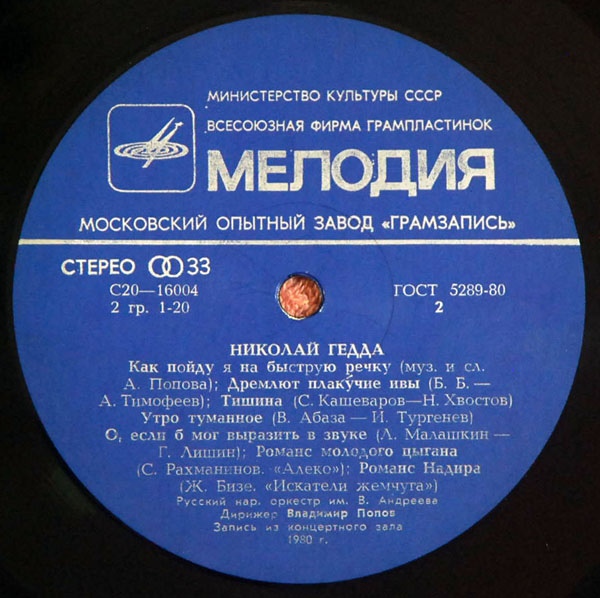 Николай ГЕДДА