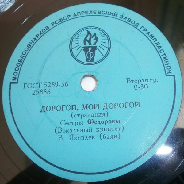 Сёстры Фёдоровы — Дорогой, мой дорогой / Говорят, говорят