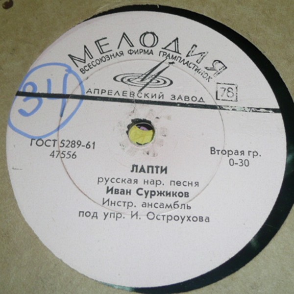 Иван Суржиков — Степь да степь кругом / Лапти