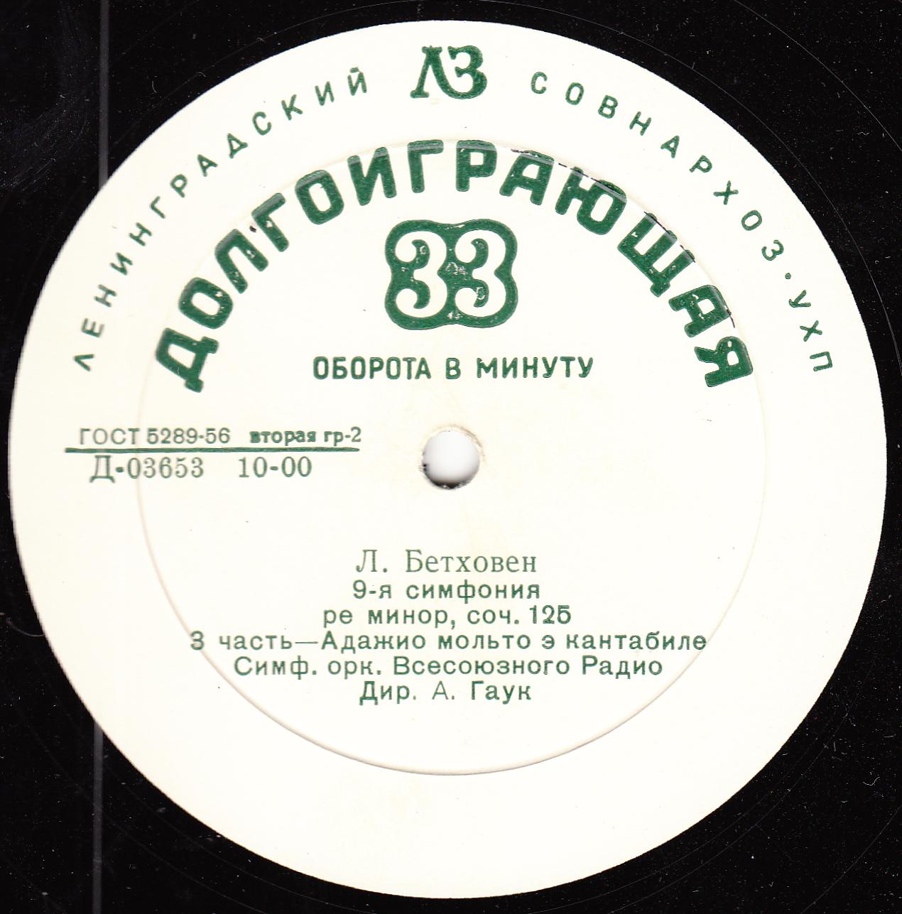 Л. БЕТХОВЕН: Симфония № 9 / Фантазия для ф-но, хора и оркестра