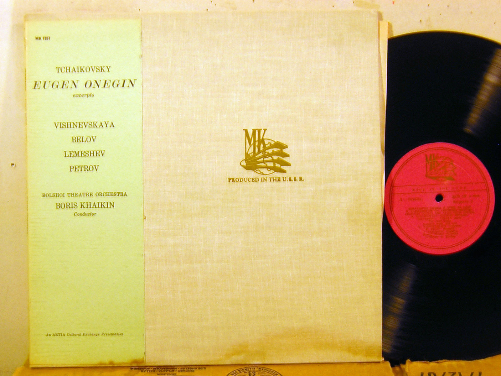 П. Чайковский. Опера "Евгений Онегин". Избранные сцены и арии. Дирижер Б. Хайкин