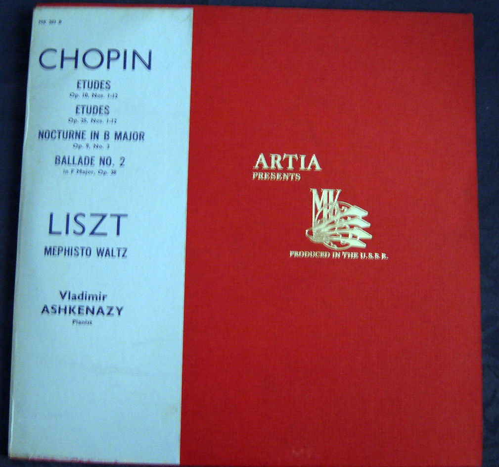Ф. Шопен, Ф. Лист. Играет Владимир Ашкенази (ф-но)