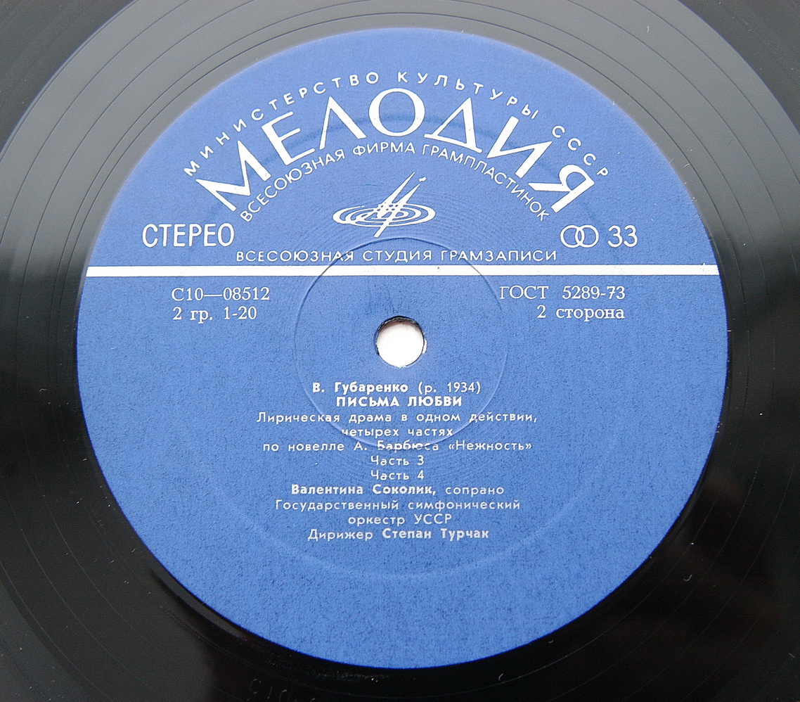 В.ГУБАРЕНКО. «Письма любви», лирическая драма в одном действии, 4-х частях по новелле А.Барбюса «Нежность»