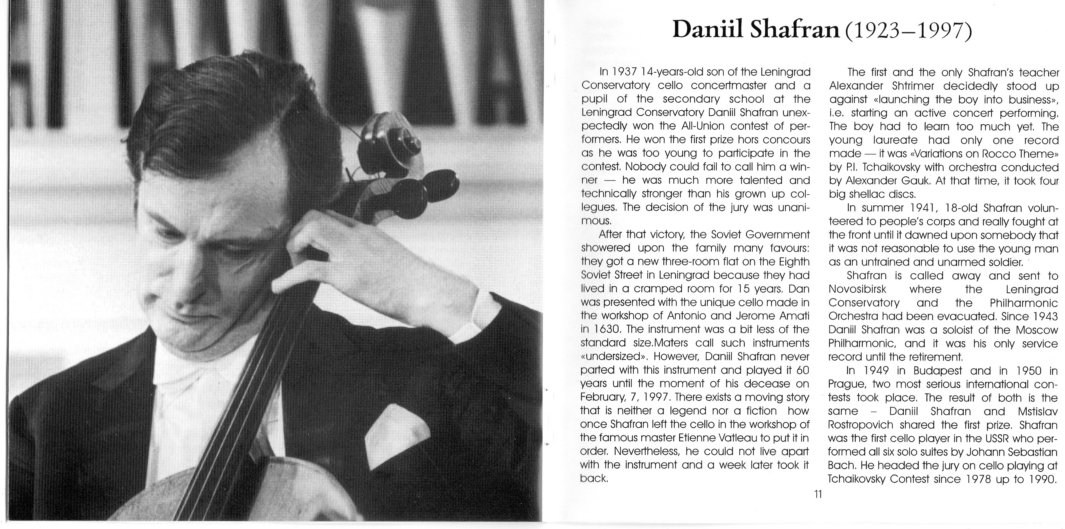 Д. Шафран: Дворжак. Шуман. Концерты для виолончели с оркестром