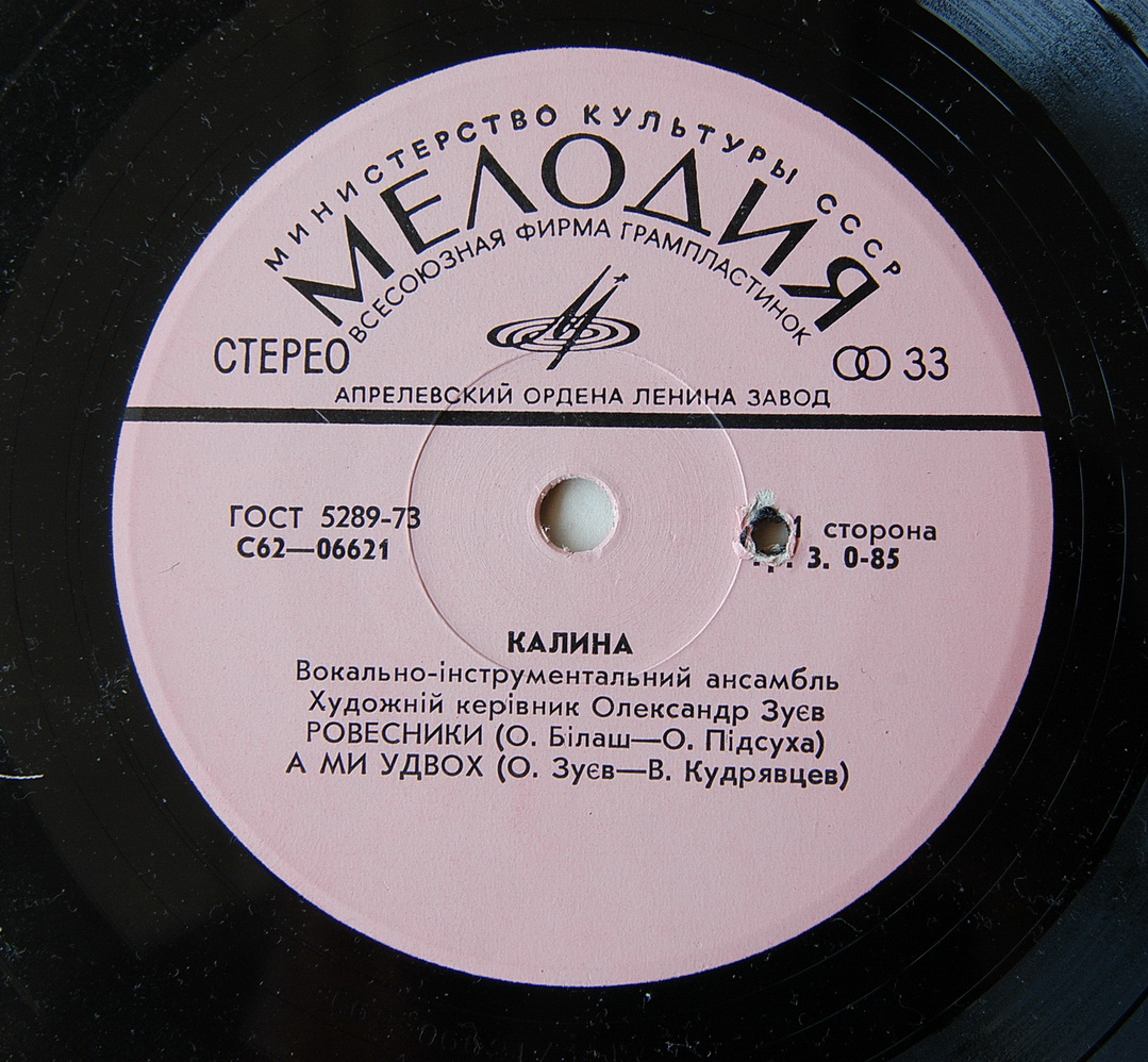 ВИА «КАЛИНА», худ. керiвник Олександр Зуев