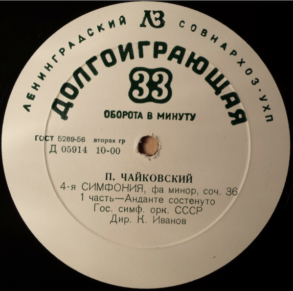 П. Чайковский: Симфония № 4 фа минор, соч. 36 (ГСО, К. Иванов)