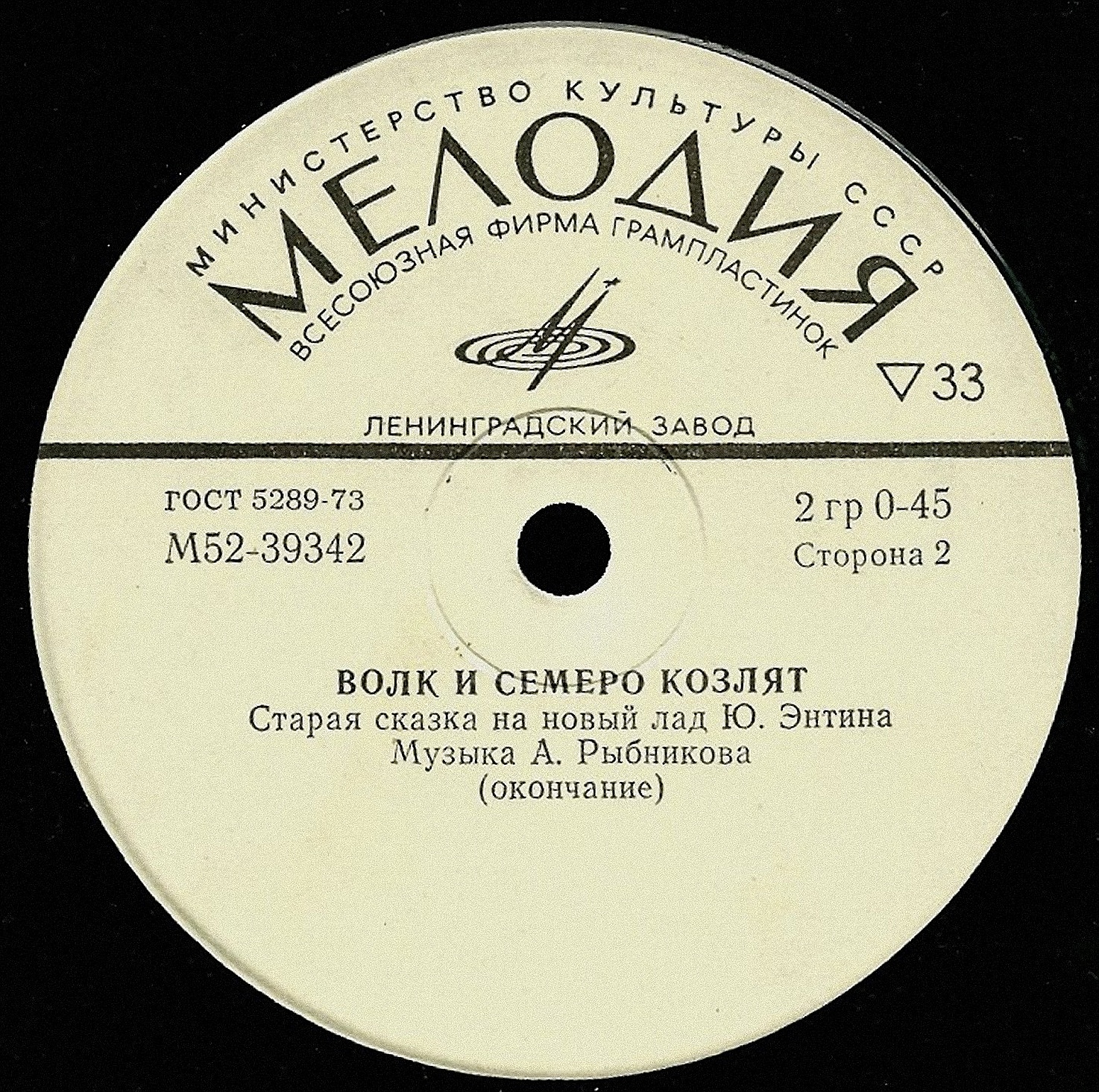 Волк и семеро козлят на новый лад. Старая сказка на новый лад Ю. ЭНТИНА. Музыка А. РЫБНИКОВА