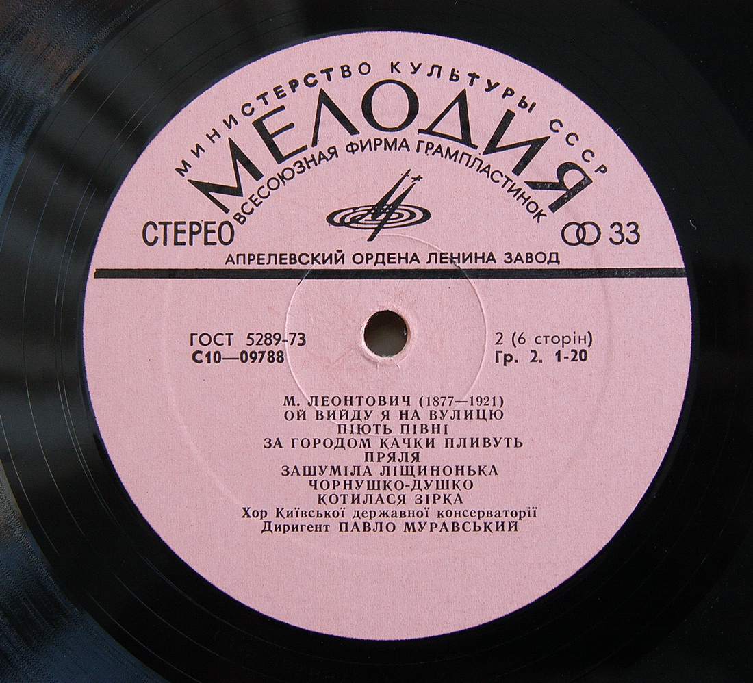 Н. Леонтович. К 100-летию со дня рождения