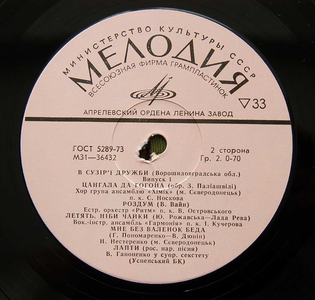 В СУЗIР'Ї ДРУЖБИ (фестиваль). Ворошиловградская область