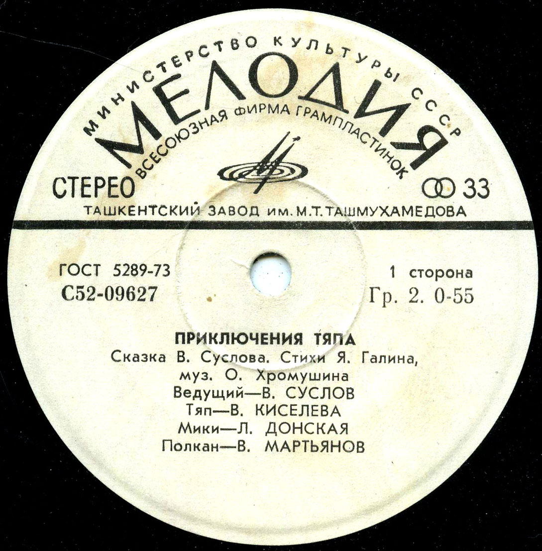 В.Суслов. Приключения Тяпа