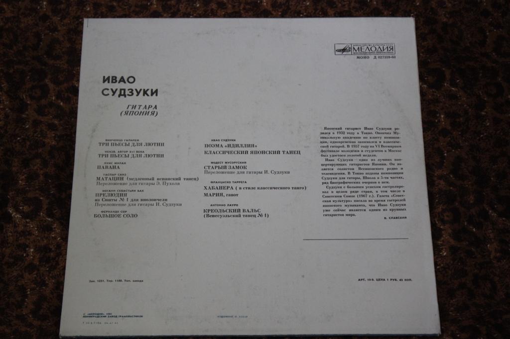 Ивао Судзуки, гитара (Япония)