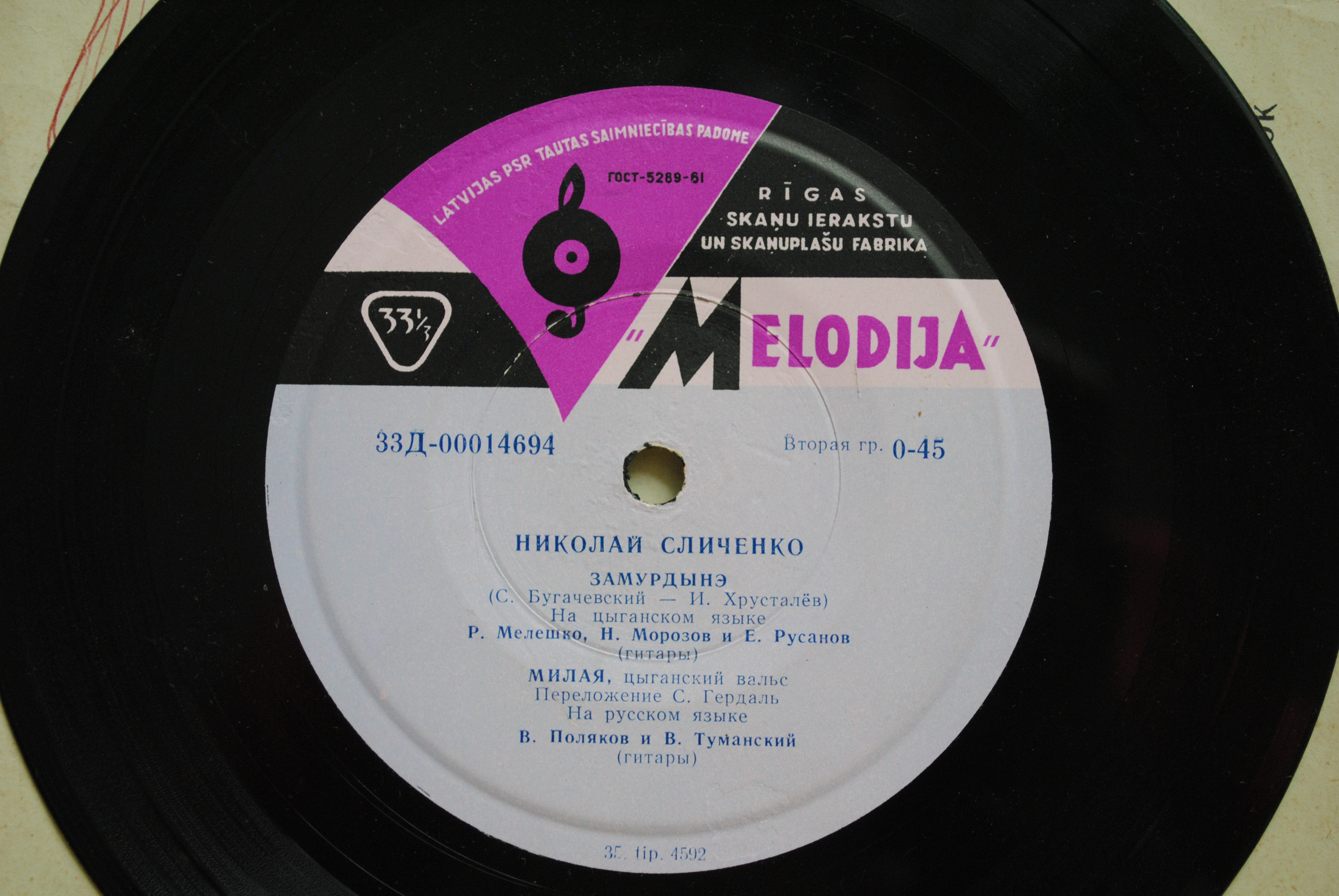 Николай Сличенко. Цыганские песни