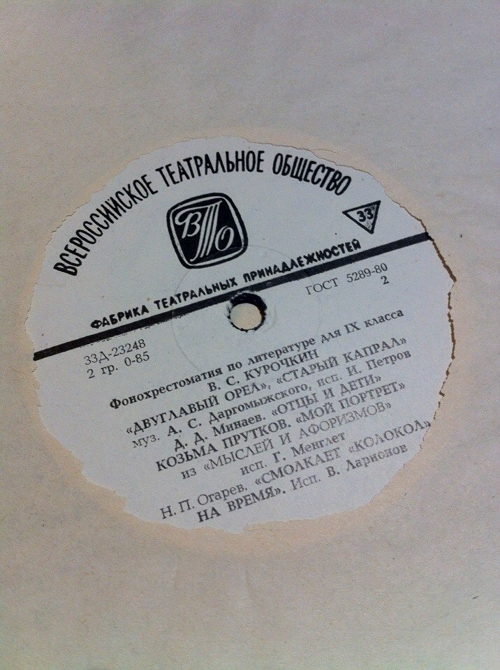 Фонохрестоматия по литературе для IX класса