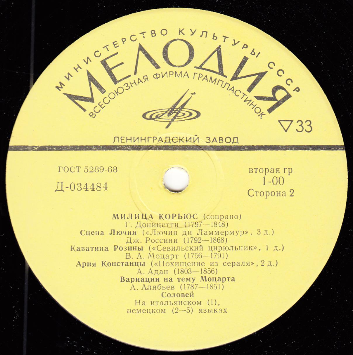 КОРЬЮС Милица (сопрано)