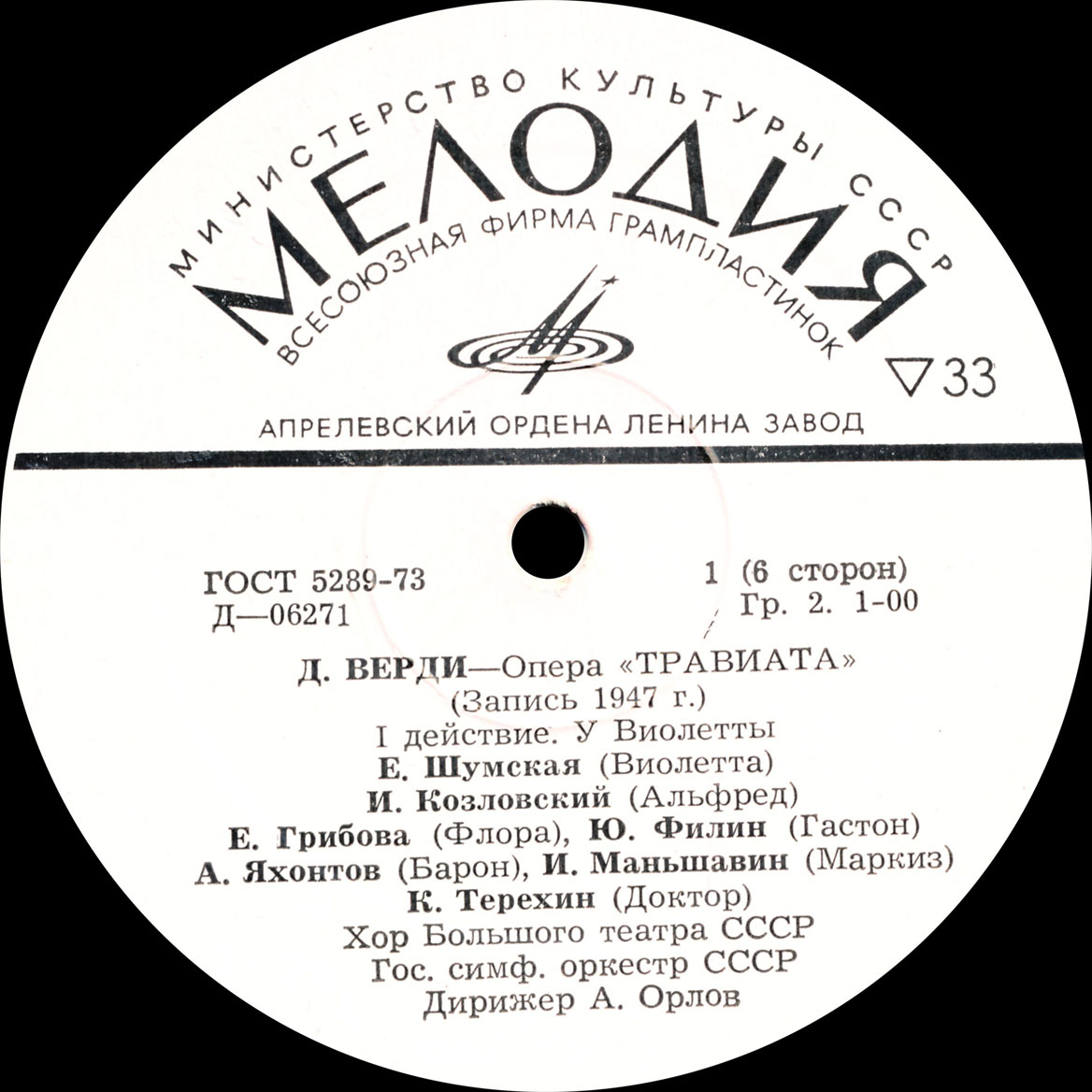 Дж. Верди.«Травиата», опера в 3–х действиях