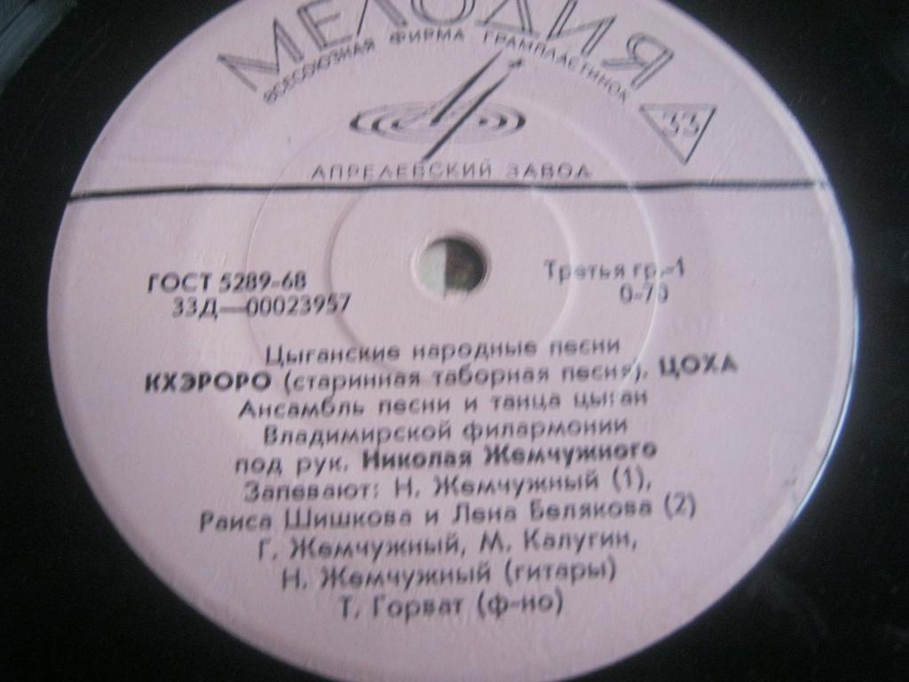 Ансамбль песни и танца цыган Владимирской филармонии, рук. Н. Жемчужный. Цыганские народные песни.