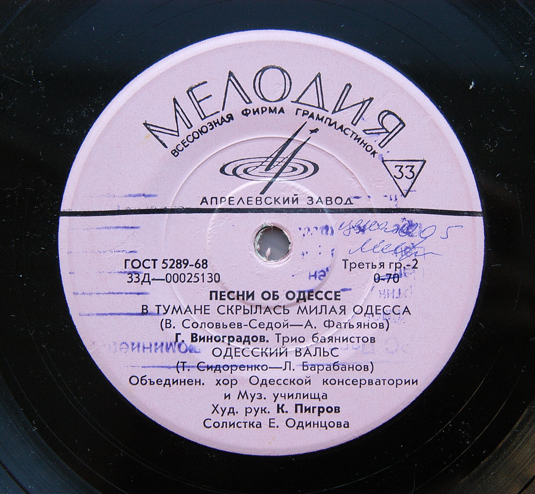ПЕСНИ ОБ ОДЕССЕ