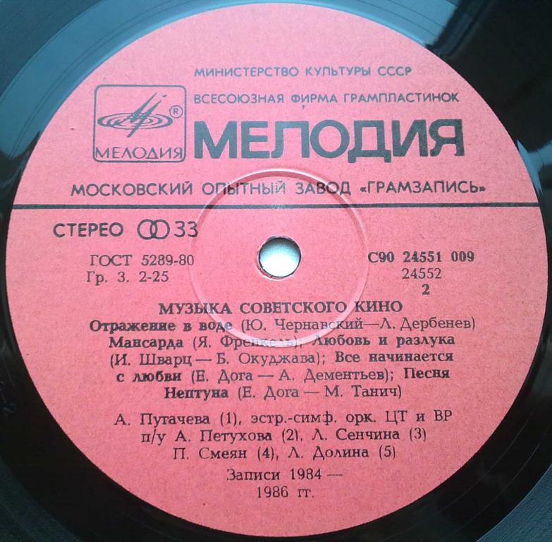 Песни советского кино (Музыка советского кино)