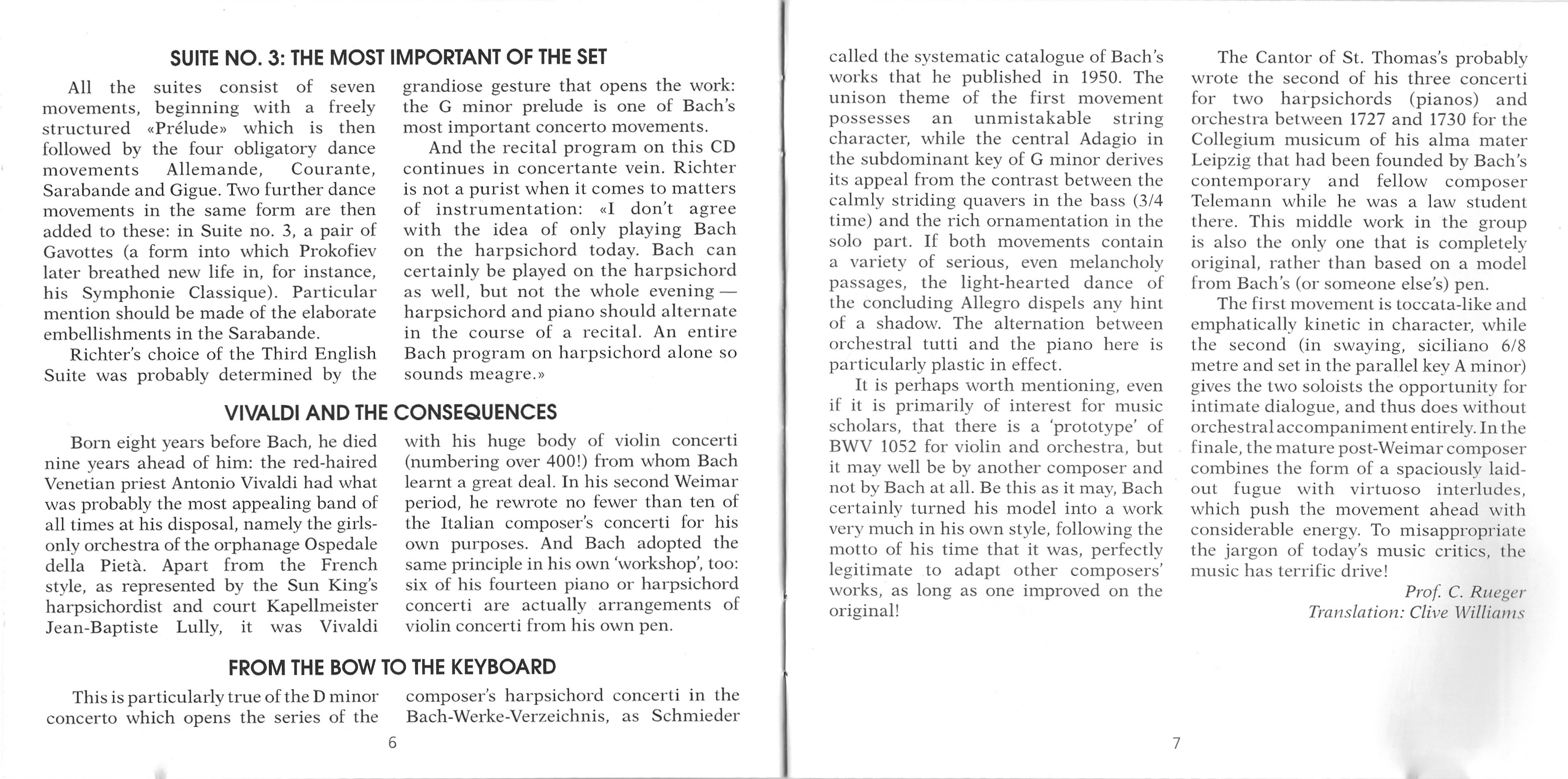 Святослав РИХТЕР (фортепиано). Бах