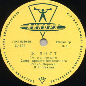 Ф. ЛИСТ (1811–1886): Рапсодии №1 и №2 (Н. Рахлин)