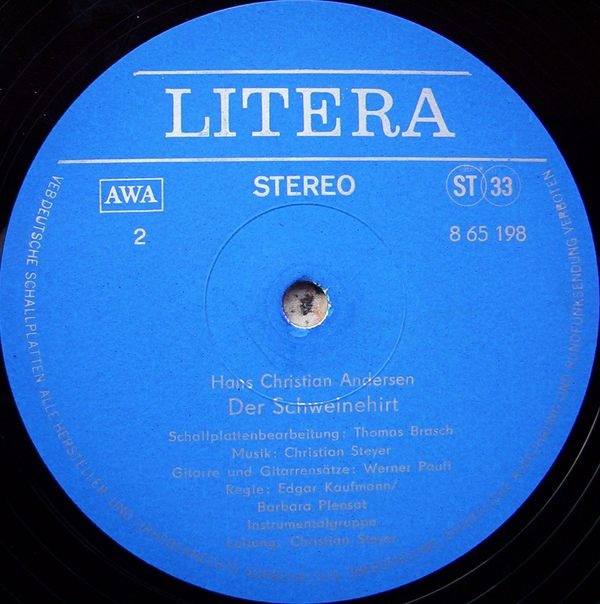 Hans Christian Andersen ‎– Der Schweinehirt / Die Wilden Schwäne  [по заказу немецкой фирмы LITERA 8 65 198]