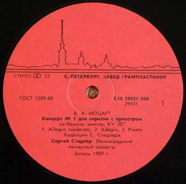 В. А. МОЦАРТ (1756-1791)