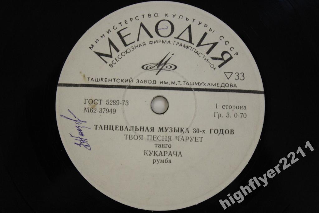 Танцевальная музыка 30-х годов