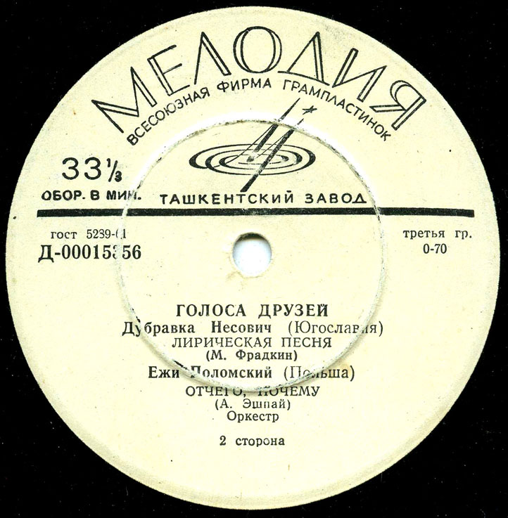 ГОЛОСА ДРУЗЕЙ (песни советских композиторов в исполнении зарубежных артистов)