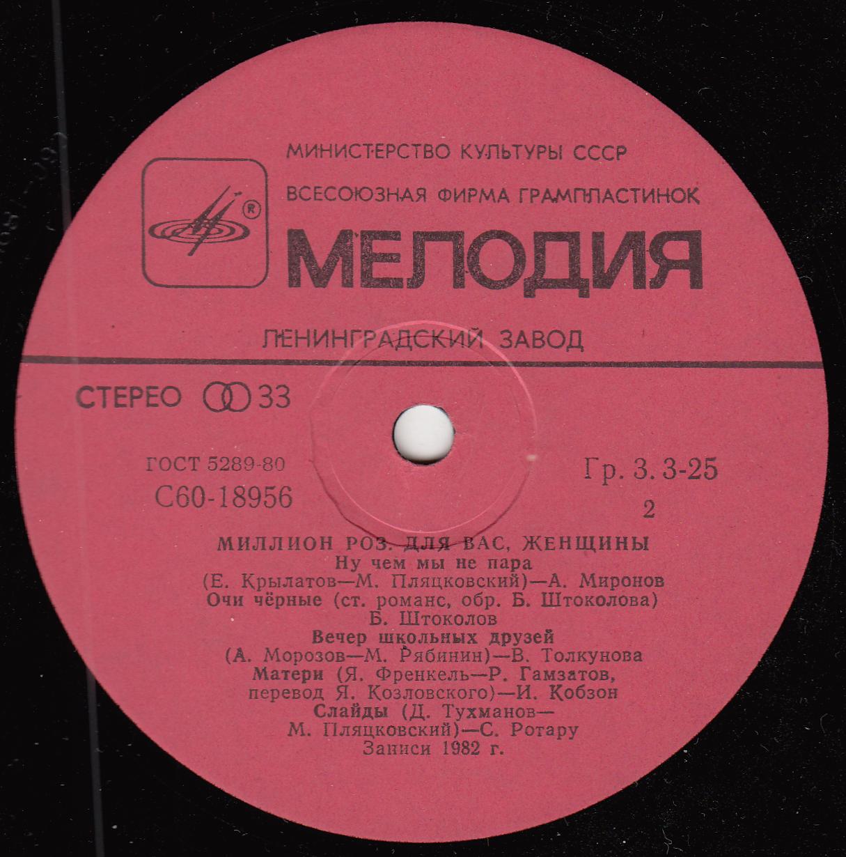 Для вас, женщины. Миллион роз