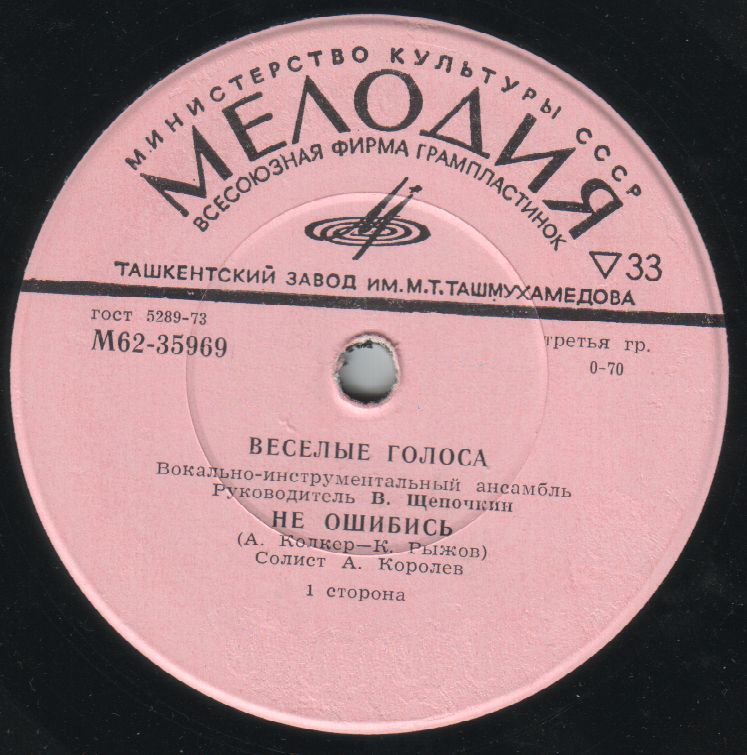 ВИА "Веселые голоса"