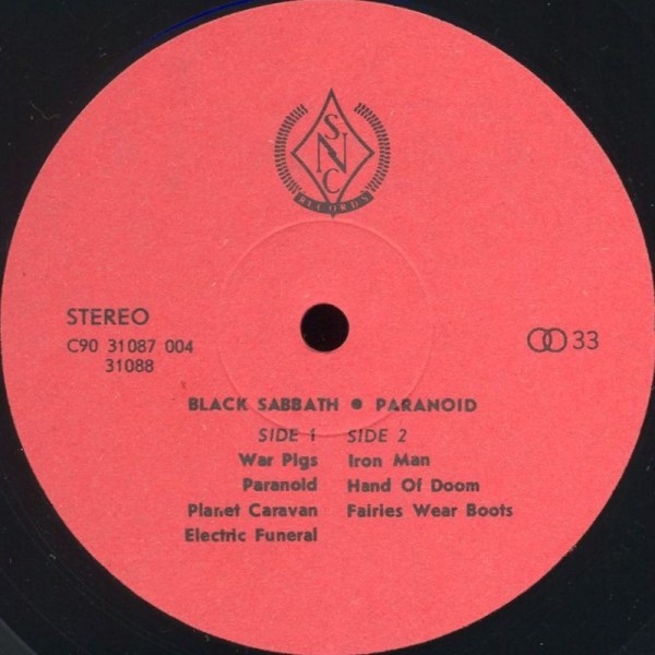 Black Sabbath — Paranoid