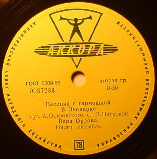 Вера Орлова - Песенка с гармошкой / В зоопарке // Хорошо, что снежок пошел / Сосульки