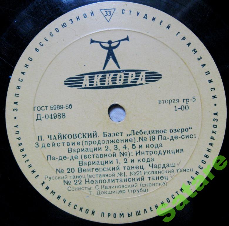 П. Чайковский: Балет "Лебединое озеро" (Оркестр БТ, Ю. Файер)