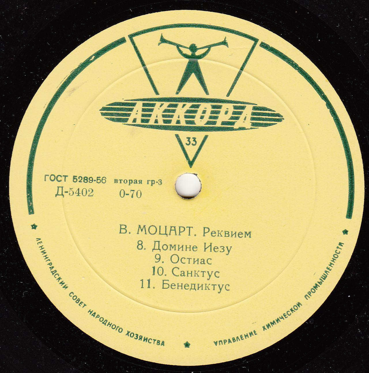 В. Моцарт: Реквием (А. Свешников)