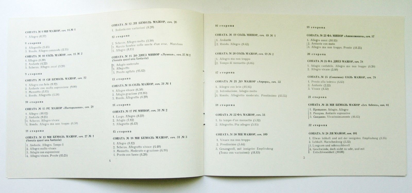 Л. БЕТХОВЕН: 32 сонаты для фортепиано (Мария Гринберг)