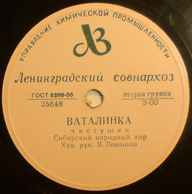 Сибирский народный хор. Худ. рук. В. Левашов — Ваталинка / Молодка молодка