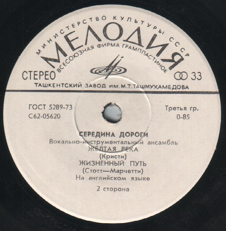 ВИА "СЕРЕДИНА ДОРОГИ" [Middle Of The Road] - на английском языке