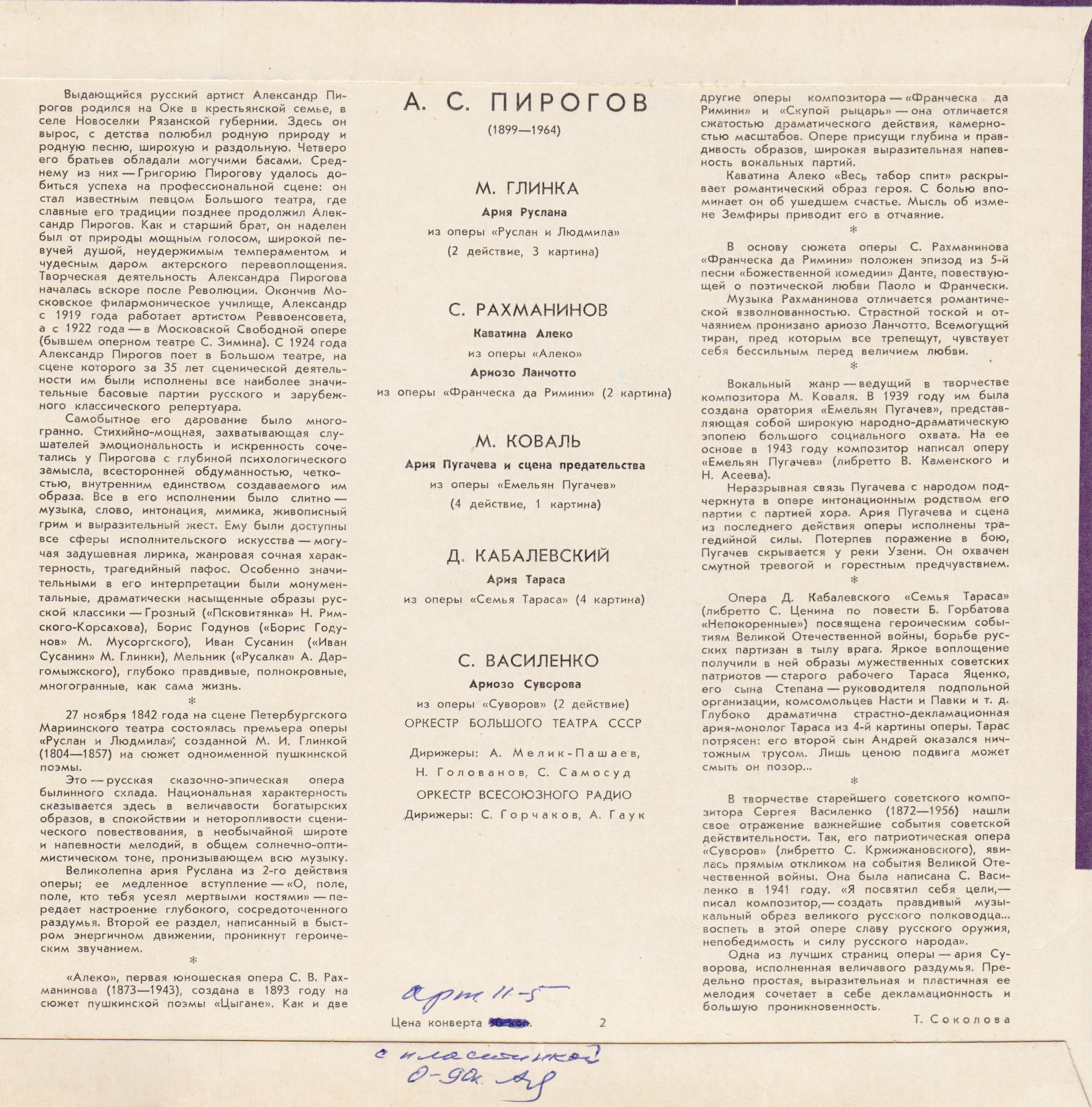 Александр ПИРОГОВ, бас