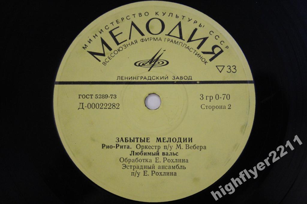Забытые мелодии