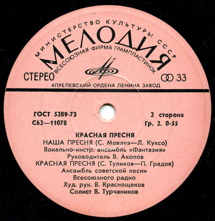 КРАСНАЯ ПРЕСНЯ