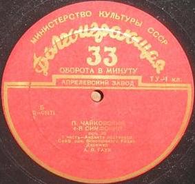 П. Чайковский: Симфония № 4 (А. Гаук)