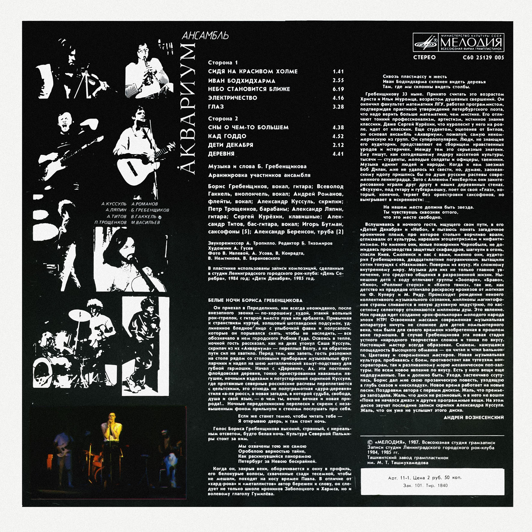 Ансамбль "Аквариум"