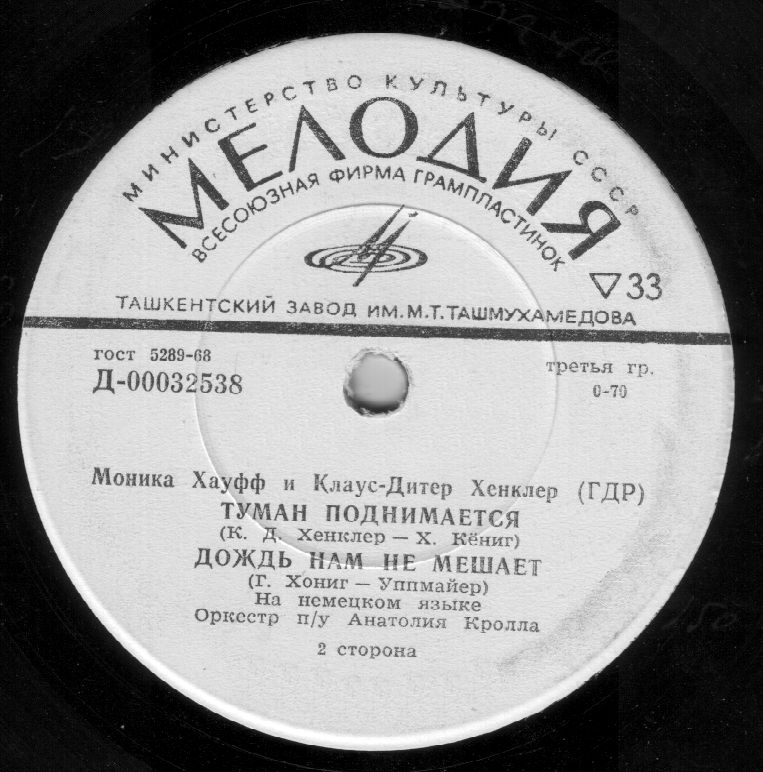 ХАУФФ Моника и ХЕНКЛЕР Клаус-Дитер