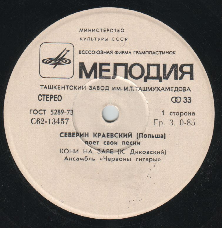 Северин КРАЕВСКИЙ (Польша) поёт свои песни