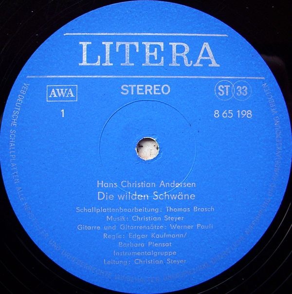 Hans Christian Andersen ‎– Der Schweinehirt / Die Wilden Schwäne  [по заказу немецкой фирмы LITERA 8 65 198]