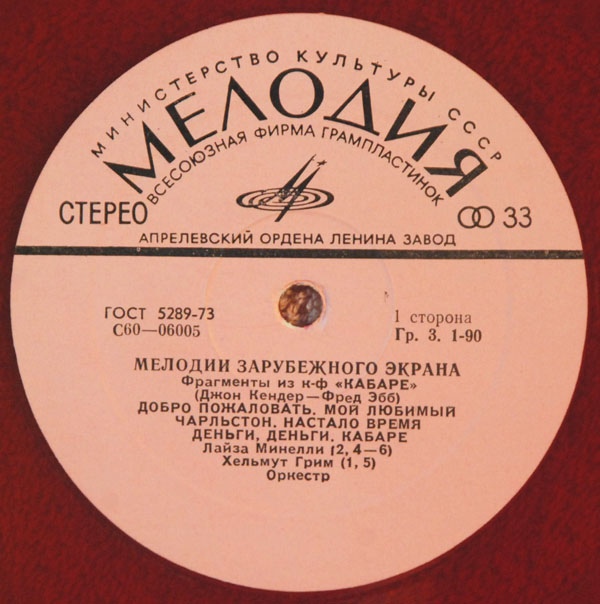 Мелодии зарубежного экрана