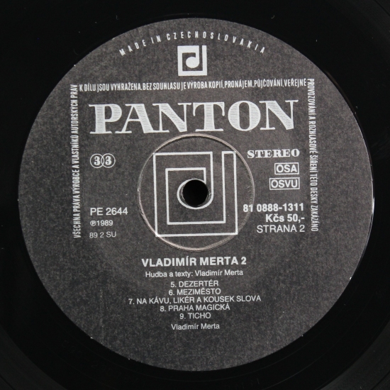 Vladimir Merta 2 [по заказу чешской фирмы PANTON 81 0888-1311]